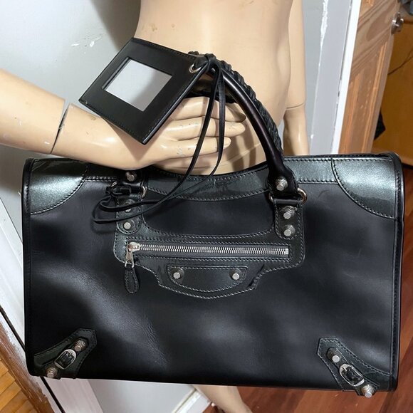 Balenciaga City Giant 12 Patent Leather & Leather